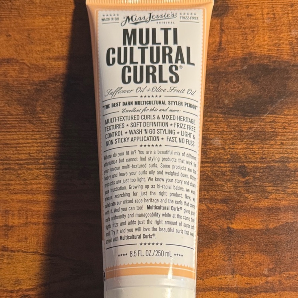 Multi Cultural Curls - White and Orange